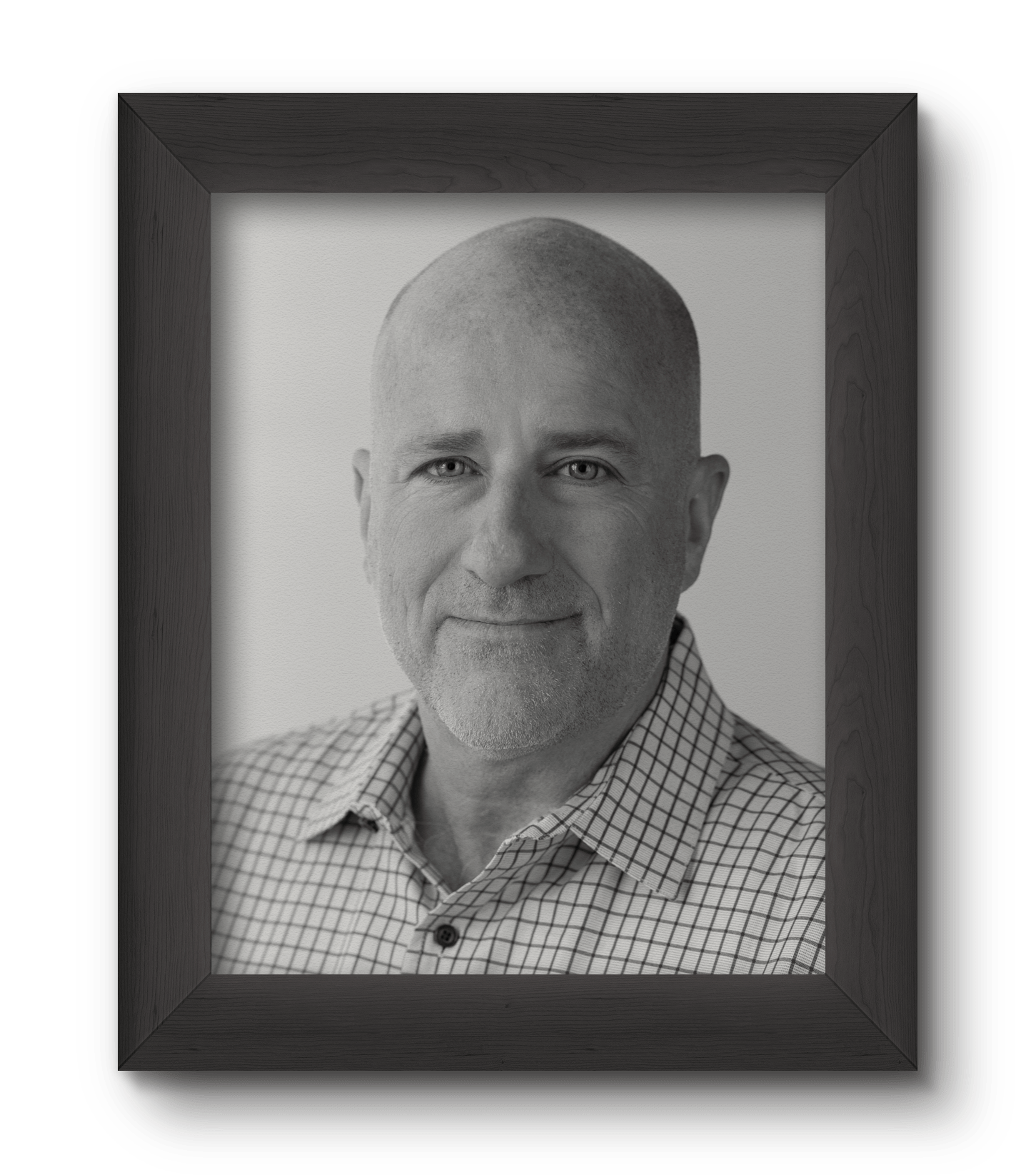 Tim's headshot in black and white